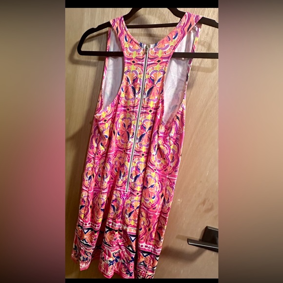 Lilly Pulitzer Carlotta Pink Rock House Stretch Shift Dress 26707 Women's Size 0 - Picture 4 of 5
